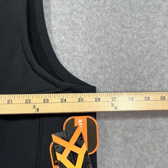 HAWX Men’s XL Black Reflective Softshell Moto Work Vest Water Resistant NWT - Picture 10 of 12